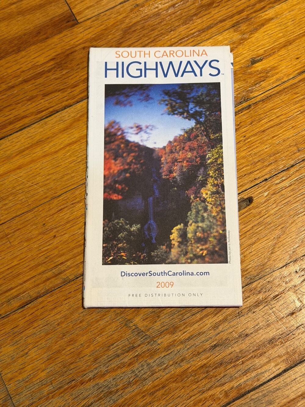 SOUTH CAROLINA HIGHWAYS Map 2009 Paper folding map